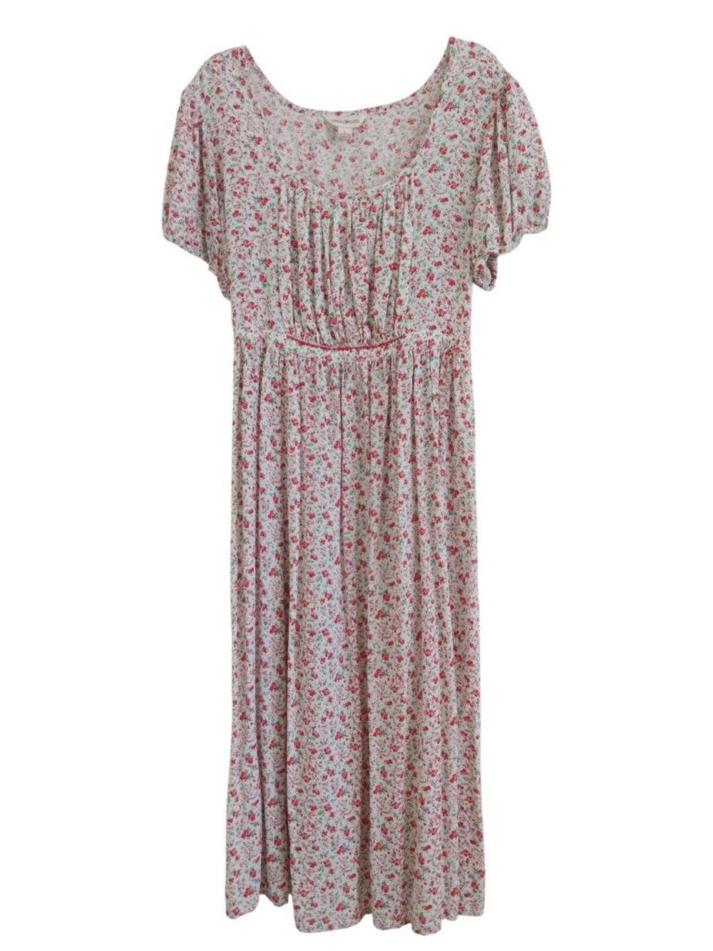 April Cornell Ditsy Floral Rose Midi Dress Size Large New Without Tag Cottagecor